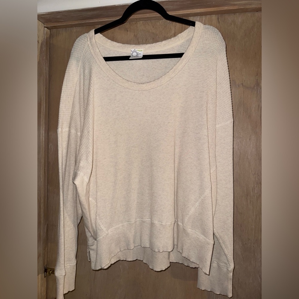 OFFLINE Aerie Waffle Knit Shirt Size L